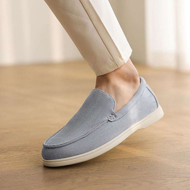 SHLIANG Herr Loafers Mode Läderskor Herr Komfort Slip-on Körskor Casual Herr Mocasines De Hombre Y0469_voghion.com