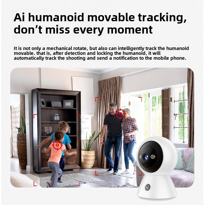 K11 one-click call shaking machine, wireless wifi gimbal dual-band dual-light night vision can call security monitoring camera_voghion.com