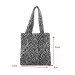 Vintage bra creative zebra striped canvas handbag large capacity lower Fem travel shopping bag Y241026_voghion.com