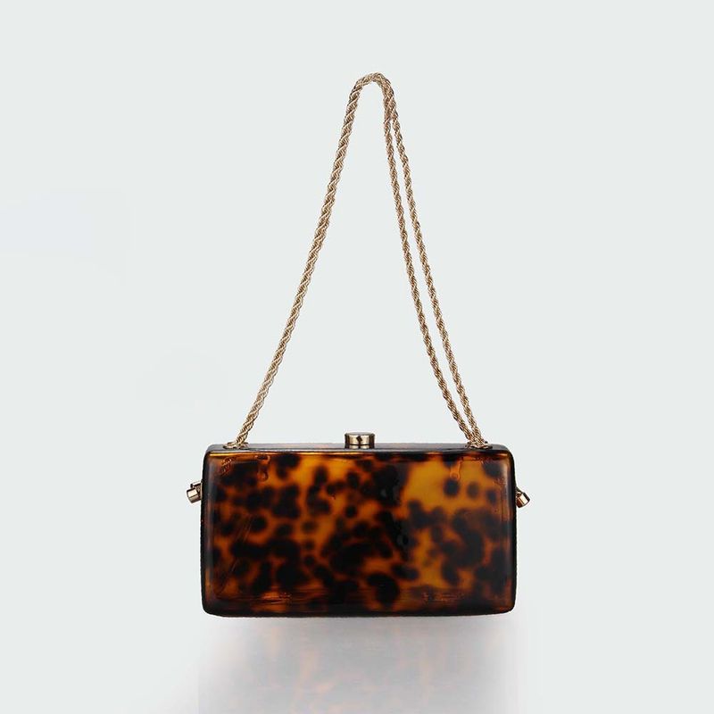 Borsa da donna piccola, borsa a tracolla monospalla, borsa estiva alla moda in acrilico, piccola borsa quadrata._voghion.com