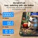 Bilancia digitale intelligente da bagno con display LCD retroilluminato e 4 sensori ad alta precisione per un rilevamento accurato del peso - Home_voghion.com