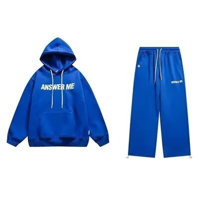 Felpa con cappuccio da uomo, modello primavera e autunno 2024, blu, da corsa, per sport all'aria aperta_voghion.com