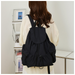 New Shoulder Bag Women's Bag Trendy And Versatile Simple And Fashionable Korean Version Large Capacity College Style Student Nylon Bag_voghion.com