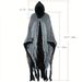 1pc Spooky Halloween Costume Cloak - Skeleton, Ghost, Zombie Themed Outfit with Mask and Accessories - Chamber of Secrets, and Haunted House Parties_voghion.com