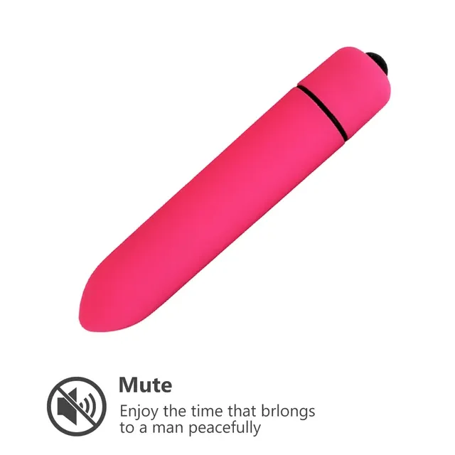 10 Frequency Dildo Bullet Vibrator Vaginal Massager Clitoris Stimulator Strong Vibration USB Charging Sex Toys For Women_voghion.com