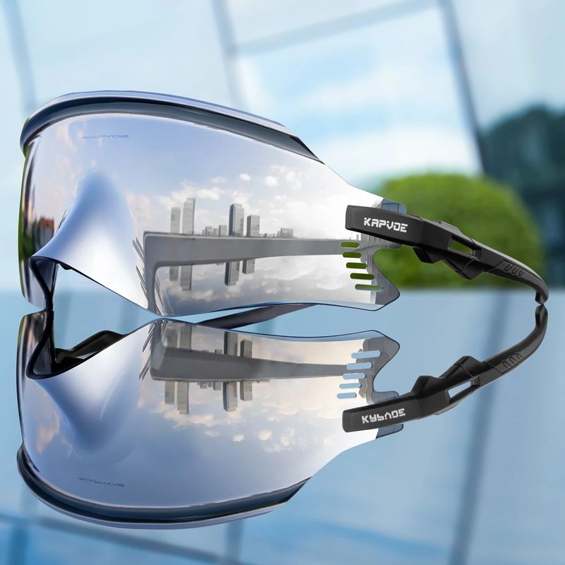 Fashion Fashion Outdoor Sports Men Women Photochromic Sunglasses Road Mountain Bicycle Cycling UV400 Protection Goggles Glasses 1 Lens_voghion.com