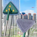 Triangle Mop One-Sweep Clean Household Lightweight Sweeping Kitchen Ceiling Tile Floor Cleaning Magic Tool_voghion.com