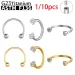 Piercing G23 ASTM36 Anello al naso C Rod Gioielli per il corpo Filettatura interna Cartilagine Elica Orecchini All'ingrosso 251106_voghion.com