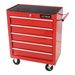 5 Drawer Tool Chest, Tool Storage Cabinet For Garage Storage With 4 Wheels And Locking System, RED_voghion.com