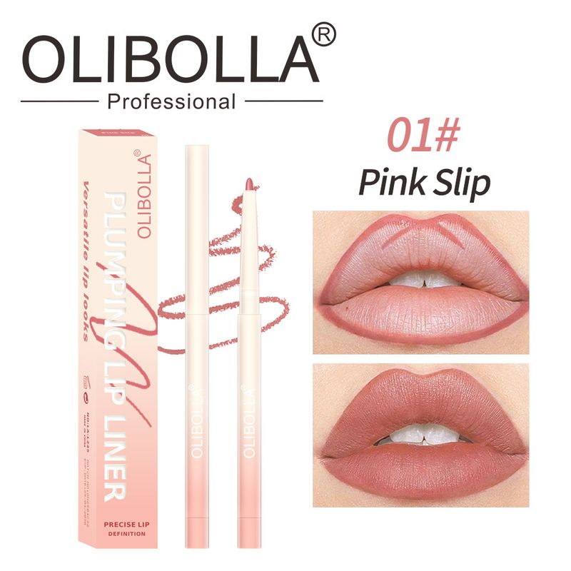 OLIBOLLA Matte 8-Color Liner Long-Lasting Waterproof Non-Fading Contour Lip Pencil Lipstick Pen_voghion.com