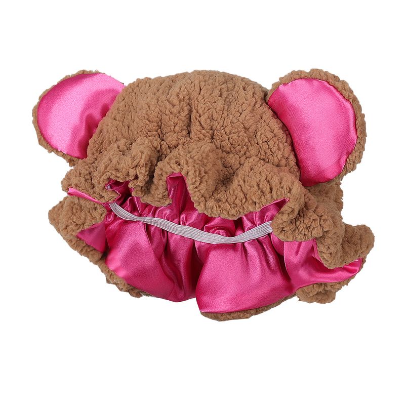 New Three Dimensional Big Ear Sleeping Cap Plush Cartoon Cute Children's Head Protection Cap_voghion.com