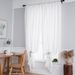 Semi Blackout Kitchen Curtains For Small Windows - Thermal Insulated Cafe Curtains With Rod Pocket, Privacy Sheer Window Panel_voghion.com