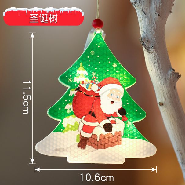Christmas Tree Decorations LED Hanging Lights - Festive Holiday Ornaments For Home, Window, And Party Decor_voghion.com