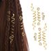 European & American Dreadlock Alloy Hair Accessories, Celtic Ethnic Style Spiral Electroplated Hair Clips, Wig & Braid Jewelry Set_voghion.com