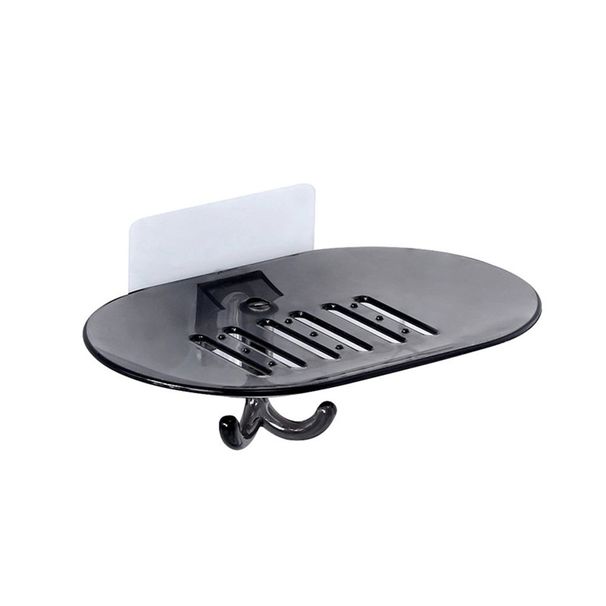 4Pcs 2 In 1 Hanging Soap Drain Case With Hook Shower Soap Holder Container Wall Paste Soap Dishes Tray Bath Soap Storage Rack Box_voghion.com