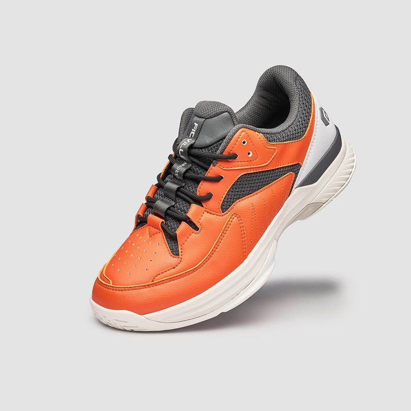 FitVille Men's Amadeus Tennis & Pickleball Court Shoes-Orange_voghion.com