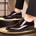Neue formelle Business-Herrenschuhe in Übergröße, britischer Stil, glänzendes Leder, zum Schnüren, Derby-Schuhe, Hochzeitsschuhe_voghion.com