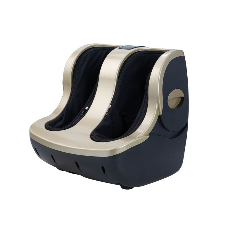 Smart Leg Massager With Multi-Level Adjustable, Quiet Operation, Acupressure & Meridian Therapy, Safe & Effective Foot Massager-ChampagneGold_voghion.com