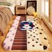 Maillard-Inspired Plush Bedside Rug – Ultra-Soft Kids & Nursery Runner With Non-Slip Backing (Custom Sizes, Machine Washable, Animal Prints)_voghion.com