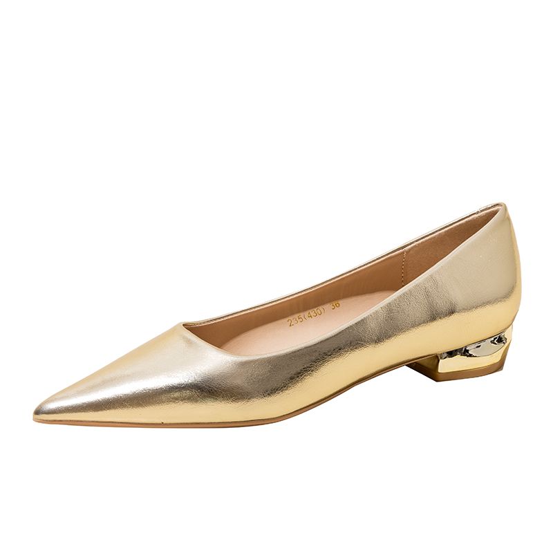 Tip In Sier Flat 2025 Novi prihod Balerinke Temperament Wild Fashion Commuter Nizka peta Not Tired Ženske čevlje_voghion.com