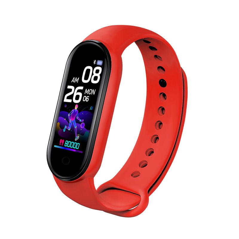 Hot Selling M5 Smart Wristband Men, Blood Pressure, Heart Rate, Color Screen, Bluetooth Pedometer, Sports Wristband,_voghion.com