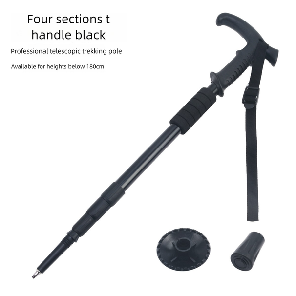 Travel Trekking Telescopic Climbing Outdoor Aluminum Alloy Hiking Poles Walking Sticks Canes_voghion.com