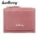 Ladies Short Zipper Wallet Two Fold Buckle Zipper Wallet Patent Leather Cute Small Coin Purse_voghion.com