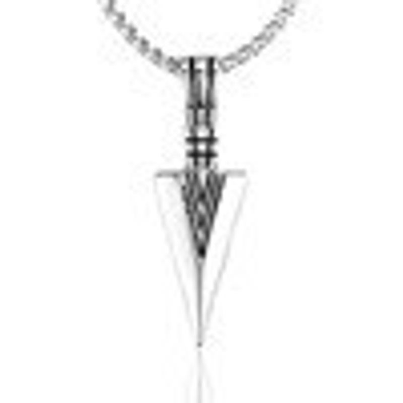 Men's Jewelry Titanium Steel Jewelry Titanium Steel Arrow Pendant Stainless Steel Retro Necklace_voghion.com