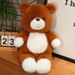 Adorable oso de peluche con forma de zorro que hace burbujas, ideal para niñas y niños._voghion.com