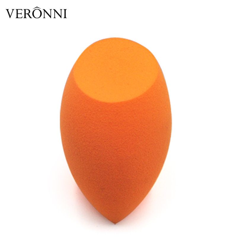 Cotton Pads Orange Bevel Hydrophilic Non Latex Bevel Powder Puff 40*66mm_voghion.com