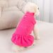 Roupas para cães Novas saias de princesa de lã polar para outono e inverno Roupas para animais de estimação Teddy Puppy_voghion.com