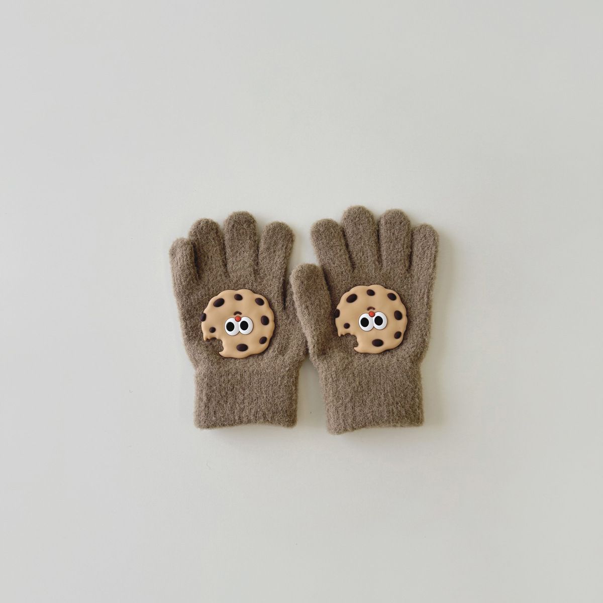 Kinderhandschuhe Netter Junge Instagram Gestrickte Warme Baby Fünf Finger_voghion.com