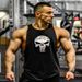 Men's Clothing Muscle Sports Fitness Vest Punisher Multicolor Cotton One Piece Dropshipping_voghion.com