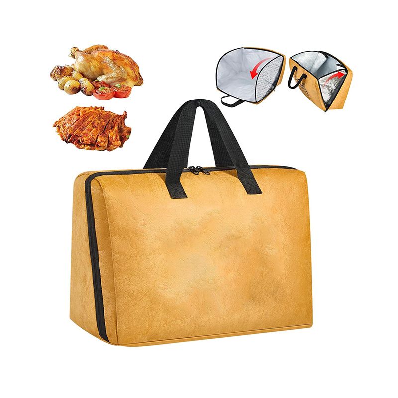 Coperta per barbecue Dupont, pieghevole e portatile, isolata, per affumicare, arrostire e cucinare all'aperto, compatta, 45x30 cm_voghion.com