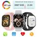 Braccialetti intelligenti Orologio intelligente Chiamata Bluetooth Schermo da 2,04 pollici Frequenza cardiaca Pressione sanguigna Bracciale multi-sport_voghion.com