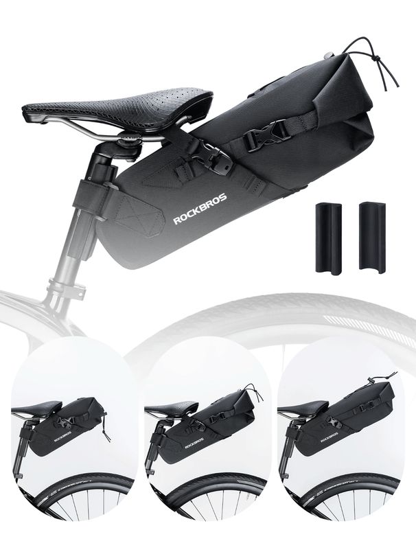 Borsa da sella ROCKBROS 3L, borsa portapacchi per bicicletta, borsa da viaggio per biciclette_voghion.com