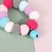 Colorful Plush Ball Collar Kittens, Cute Neck Ring Accessories For Pets, Dog Supplies With Bell_voghion.com