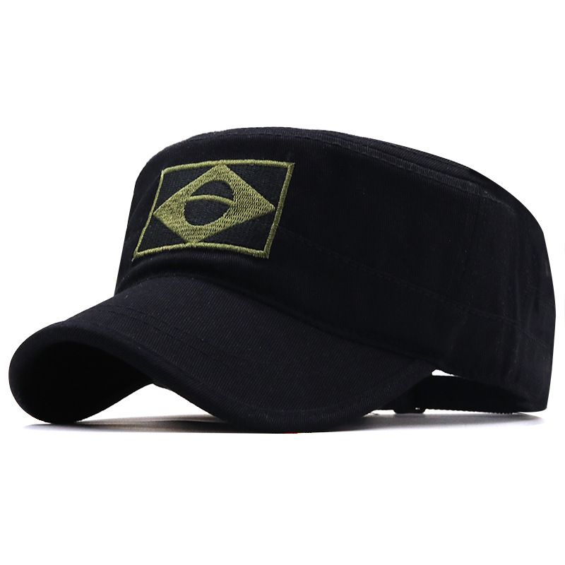 Unisex Male Camouflage Baseball Cap With Duckbill Cap, National Flag Military Cap, Curved Brim, Leisure Hiking Sun Hat_voghion.com