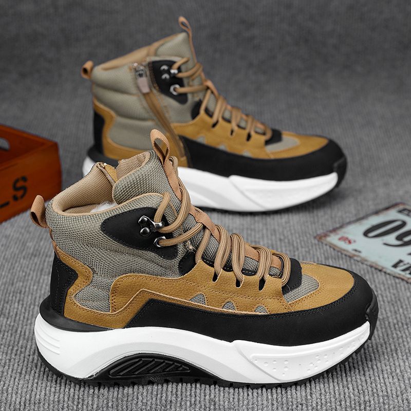 Snow Boots Winter Suede Thickened Warmth Men's_voghion.com