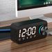 Alarm Clock Sound Dual Alarm Clock Display Speaker FM Radio Call Function Stereo_voghion.com