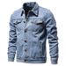 Shirt Jacket Youth Trendy Workwear Denim Coat New Spring Autumn Winter Casual Men's Clothing_voghion.com