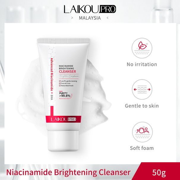 Cleansers Niacinamide Facial Cleanser 50g Cleansing Skin Hydrating Moisturizing_voghion.com