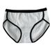 Intimo sportivo all'ingrosso stile fresco ins semplice per ragazze slip da donna a vita media giapponese bianco e nero antibatterico_voghion.com