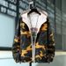 Autumn camouflage double-sided jacket for men new spring and autumn trendy work jacket student loose boys' coat_voghion.com