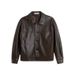 Men's Clothing retro lapel short pu leather casual jacket men's niche net celebrity loose leather jacket _voghion.com