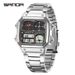 Men And Women's Jewelry Multifunctional Digital Analog Watch With Temperature Measurement, Alarm, Waterproof, And Sport Features For Teens And Adults_voghion.com