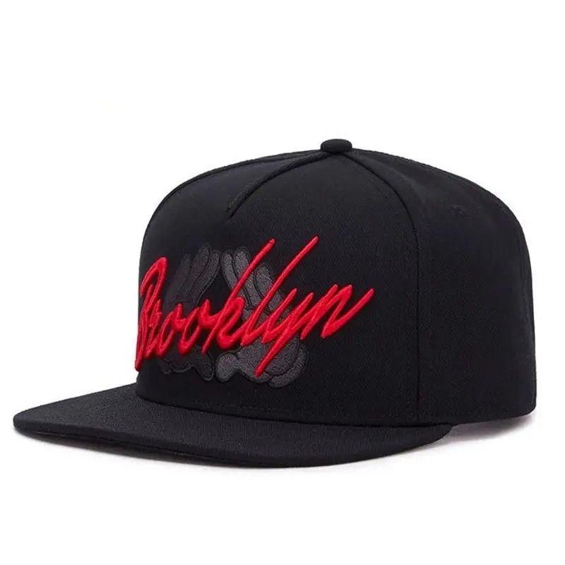 Brooklyn Embroidered Korean Style Trendy Unisex Baseball Outdoor Sports Cap Sun Hat_voghion.com