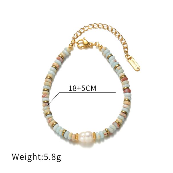 Exotic Artistic Natural Bracelet For Women Ocean Vacation Style Niche Shoushan Stone Jewelry_voghion.com