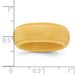 Silicone Gold Metallic 8mm Ridged Edge Band Size 11_voghion.com