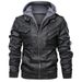 Spring And Autumn Pu Leather Jacket Men's Locomotive Versatile Handsome Jacket Reflective Retro Casual Romantic Jacket_voghion.com